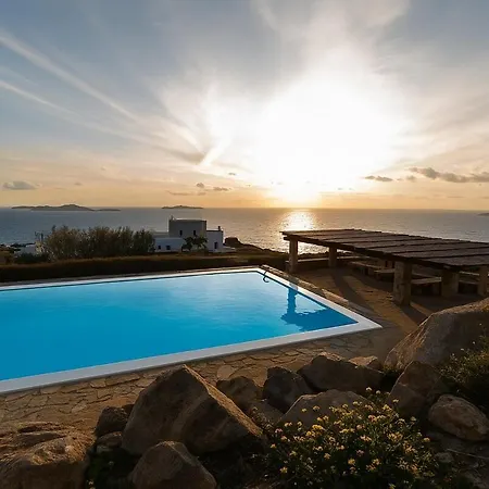 شقة Stylish Mykonian Semi-private Huge Pool