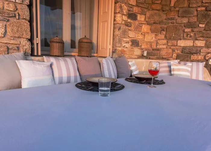 Stylish Mykonian Semi-private Huge Pool *