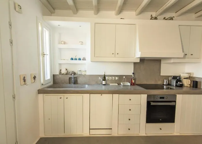 Stylish Mykonian Semi-private Huge Pool Lejlighed Houlakia (Mykonos)