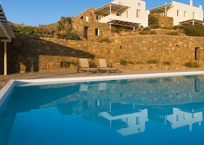 Stylish Mykonian Semi-private Huge Pool Appartamento